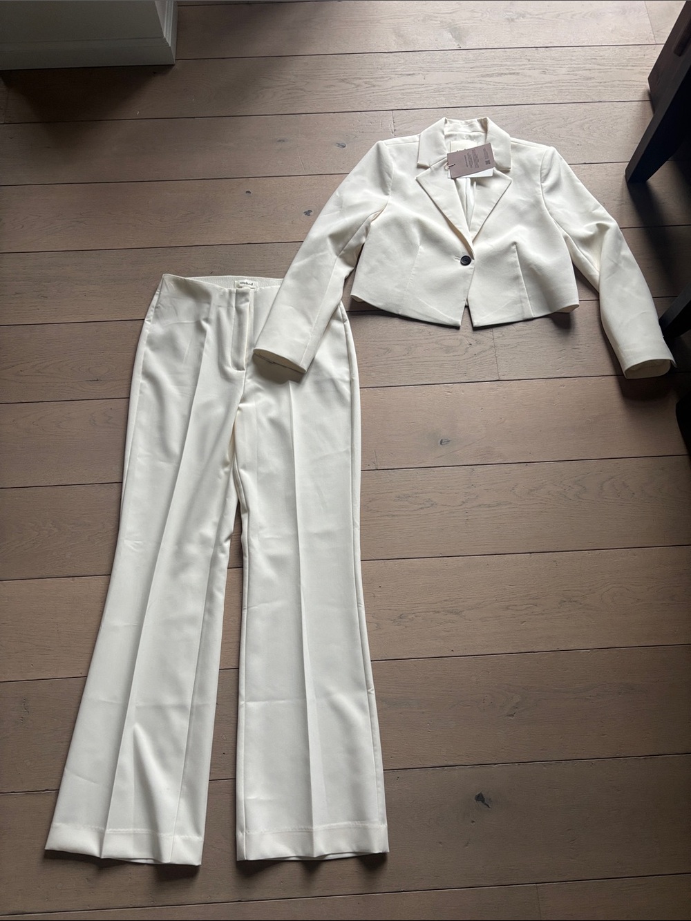 BNWT CREAM SUIT